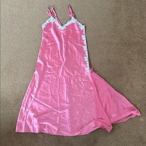 Oscar de la Renta Pink Label Nightgown Satin
